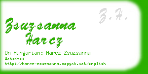 zsuzsanna harcz business card